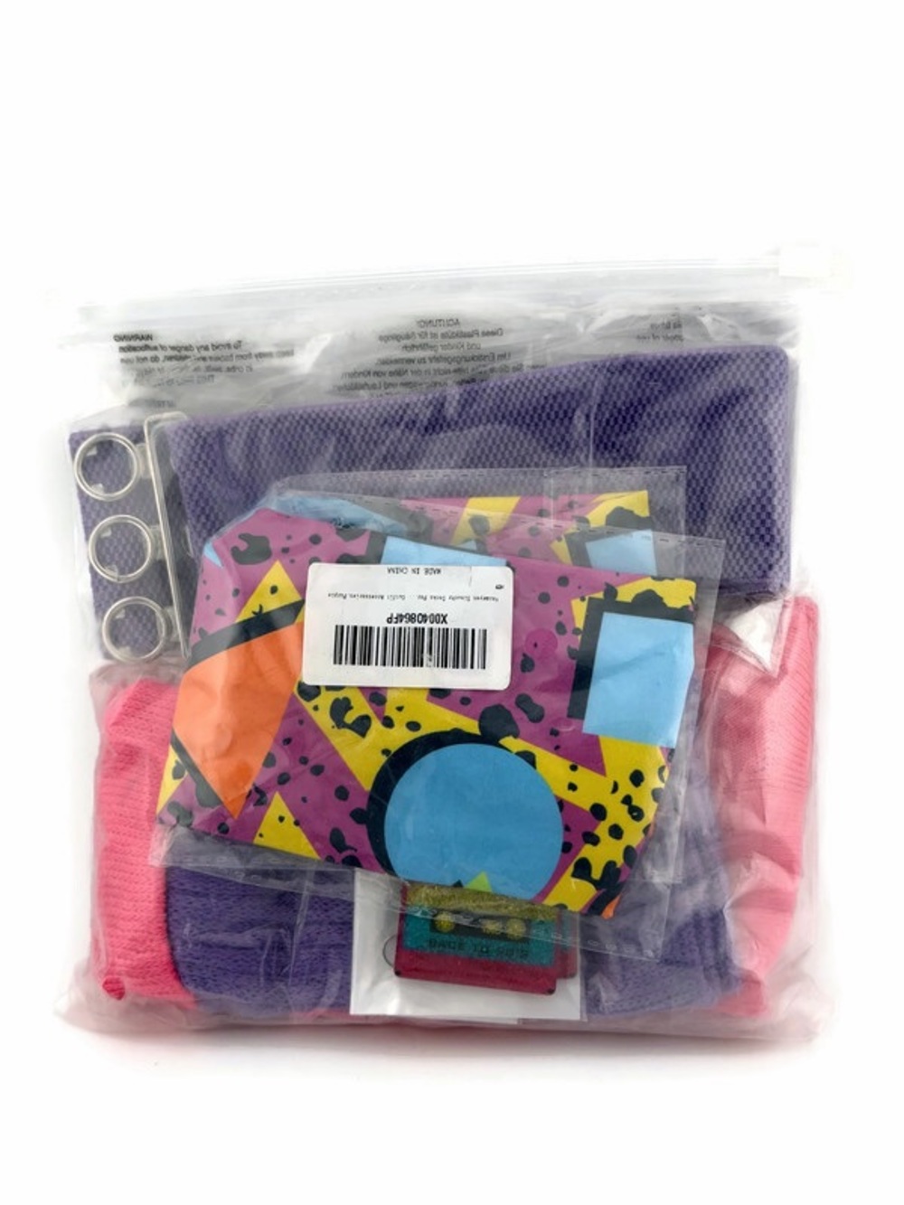 90’s Costume Accessory Set of 4 Pieces
